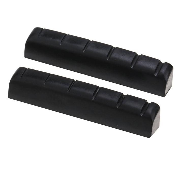 Part of musiclily pro urea resin plastic slotted 44mm electric guitar lp style nuts flat bottom for 6 string lp style guitar mx1995 2p