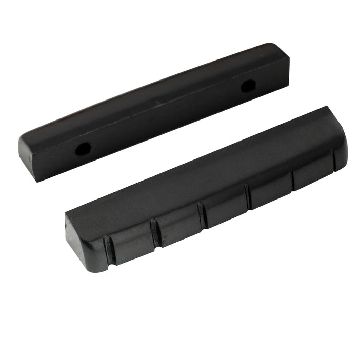 musiclily pro urea resin plastic slotted 44mm electric guitar lp style nuts flat bottom for 6 string lp style guitar mx1995 2p details