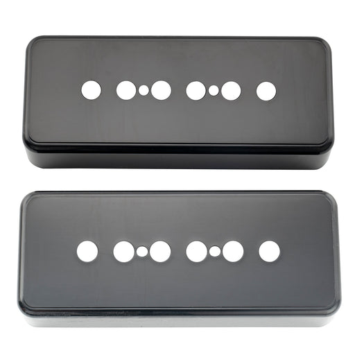 musiclily pro plastic 48mm p90 soapbar guitar pickup covers for import lp sg electric guitar mx1999 2p