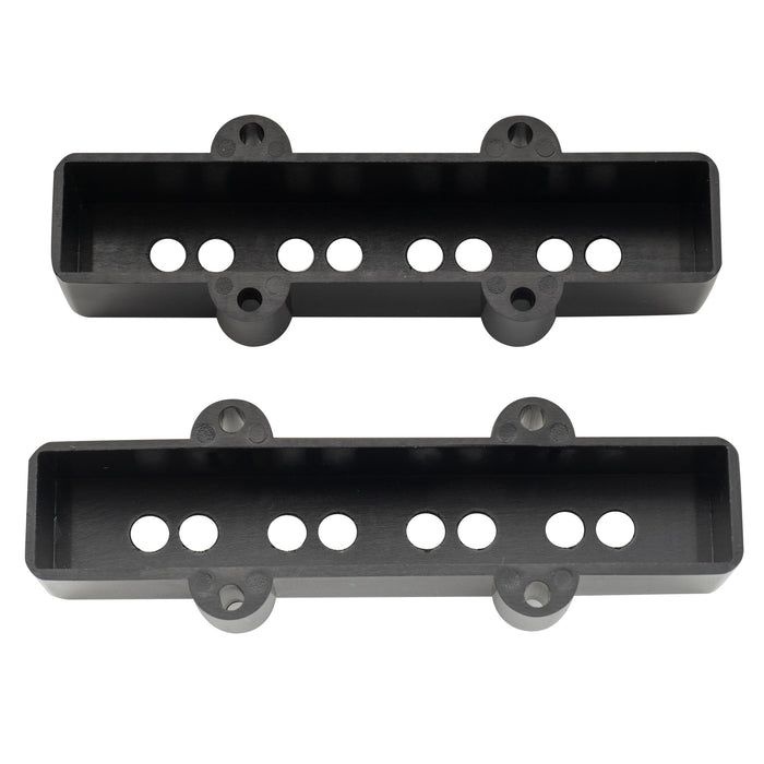 Part of musiclily pro plastic jazz bass pickup covers set for fender j bass mx2000bkmx2001bk