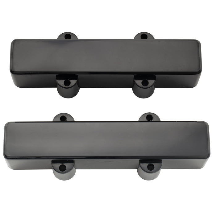 musiclily pro plastic f91 6 r95mm jazz bass pickup covers no holes set for fender j bass mx2002bkmx2003bk