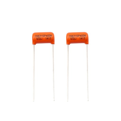 cde sprague orange drop capacitors guitar tone caps polypropylene for guitar or bass mx2010 2p
