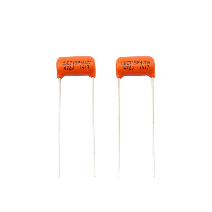 cde sprague orange drop capacitors guitar tone caps polypropylene for guitar or bass mx2010 2p