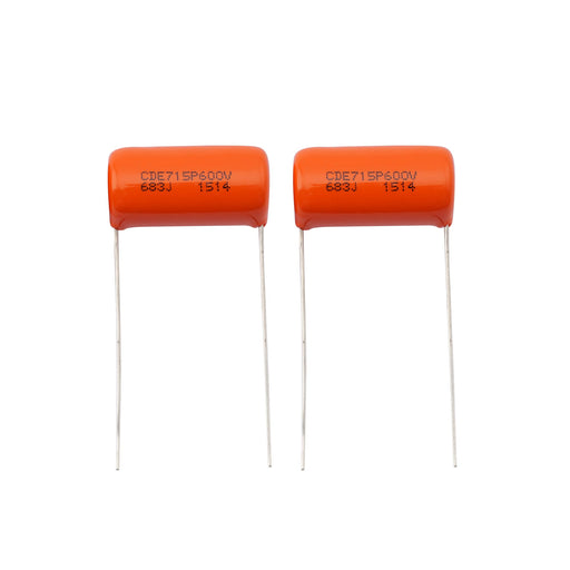 cde sprague orange drop capacitors guitar tone caps polypropylene for guitar or bass mx2010 2p, 2 pcs
