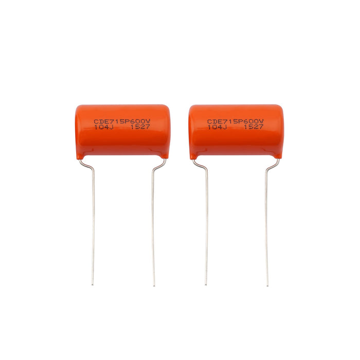 cde sprague orange drop capacitors guitar tone caps polypropylene for guitar or bass mx2010 2p, 2 pcs