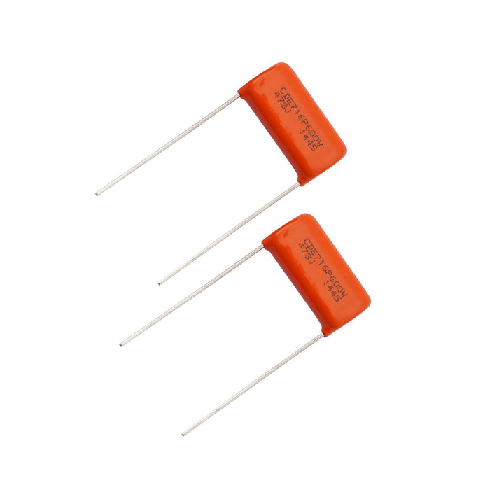 cde sprague orange drop capacitors tone caps polypropylene 716p 600v for guitar or bass mx2017 2p, 2 pcs