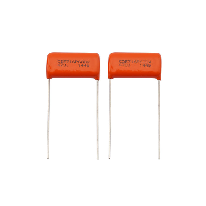 cde sprague orange drop capacitors tone caps polypropylene 716p 600v for guitar or bass mx2017 2p, 2 pcs