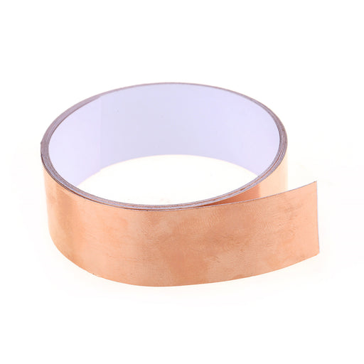 copper foil tape with double conductive adhesive for guitar bass and emi shielding crafts grounding mx2046p