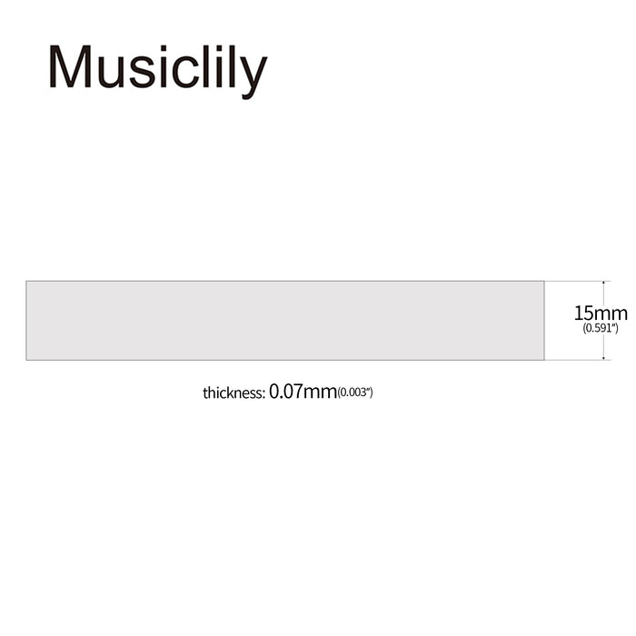 Dimensions of copper foil tape with double conductive adhesive for guitar bass and emi shielding crafts grounding mx2046p