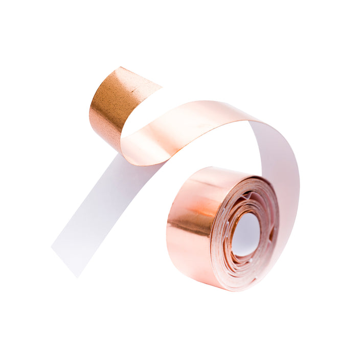 copper foil tape with double conductive adhesive for guitar bass and emi shielding crafts grounding mx2046p
