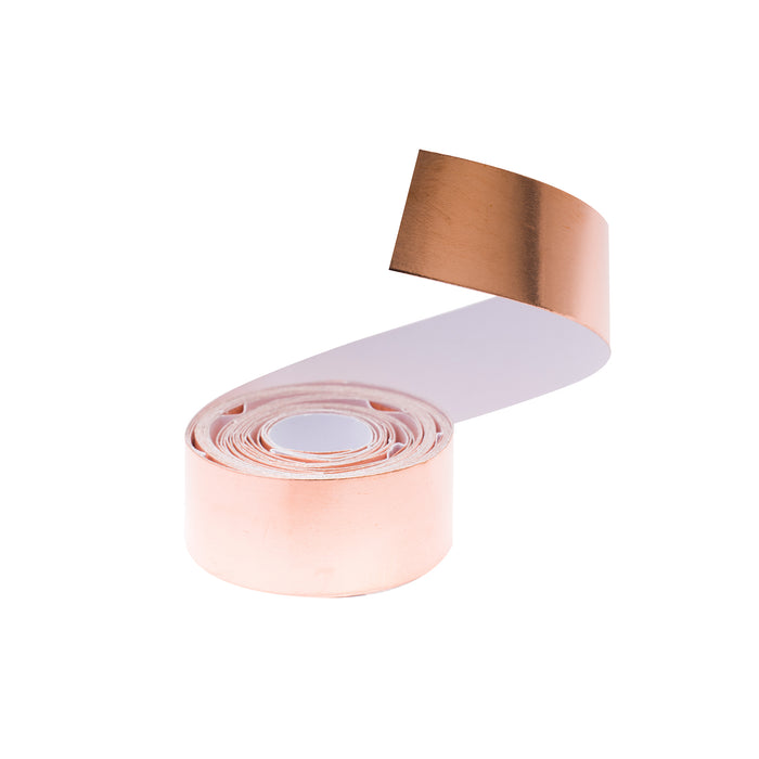 copper foil tape with double conductive adhesive for guitar bass and emi shielding crafts grounding mx2046p