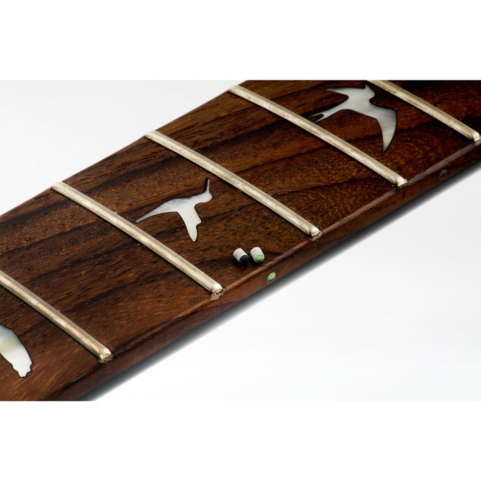 Application of musiclily pro 2mm guitar fretboard inlay dots natural mother of pearl natural paua abalone shell mx2050 20p