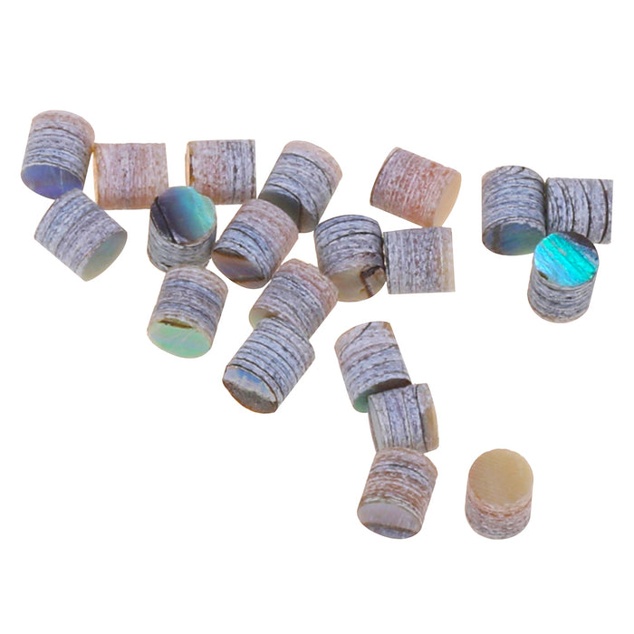 musiclily pro 2mm guitar fretboard inlay dots natural mother of pearl natural paua abalone shell mx2050 20p