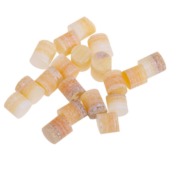 musiclily pro 2mm guitar fretboard inlay dots natural mother of pearl natural paua abalone shell mx2050 20p, yellow pearl