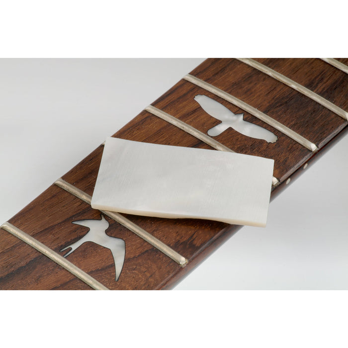 Application of musiclily pro natural mother of pearl guitar inlay material blank sheet 50x25x2mm white pearl mx2051wp