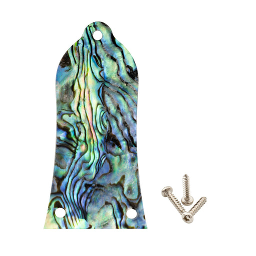 musiclily pro 3 hole guitar truss rod cover for china made epiphone lp style guitar natural mother of pearl natural paua abalone shell mx2061p