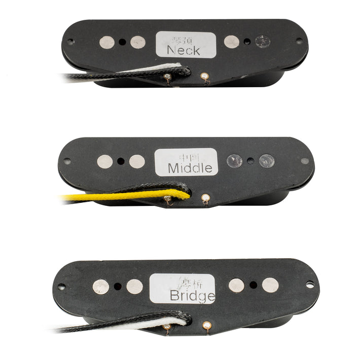 Part of wilkinson m series high output alnico 5 st single coil pickups set for strat style electric guitar mx2065bkmx2066bkmx2067bk