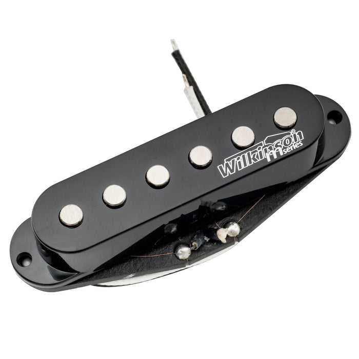 wilkinson m series high output alnico 5 st single coil neck pickup for strat style electric guitar mx2065bk