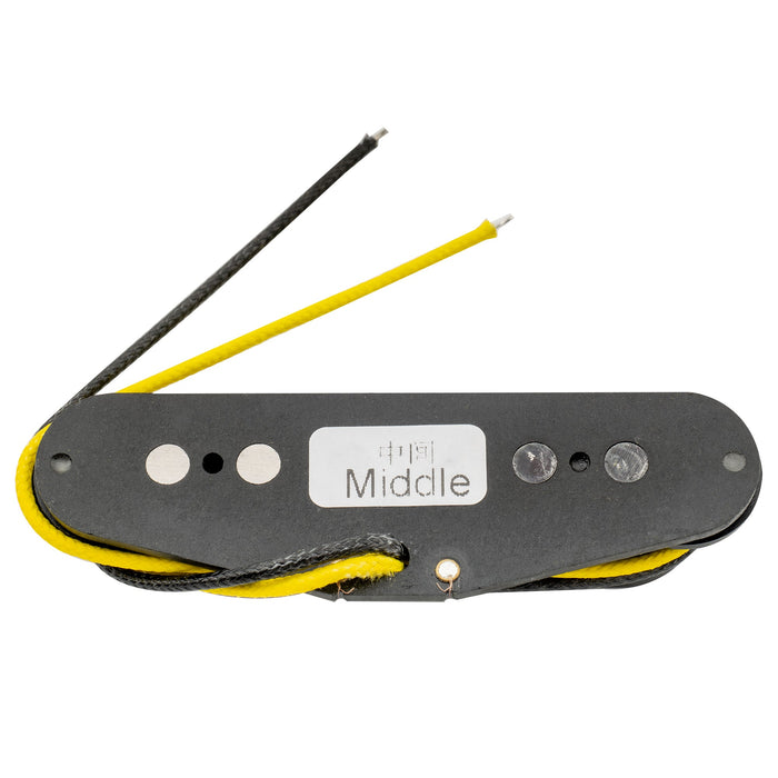 Part of wilkinson m series high output alnico 5 st single coil middle pickup for strat style electric guitar mx2066bk