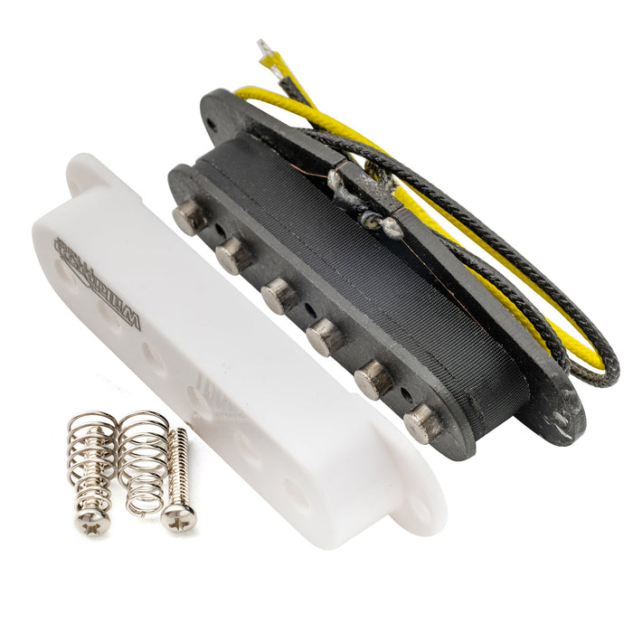 Wilkinson M Series 高出力 アルニコ5 ST シングルコイルミドルピックアップ Stratストラトエレキギター用 ブラック