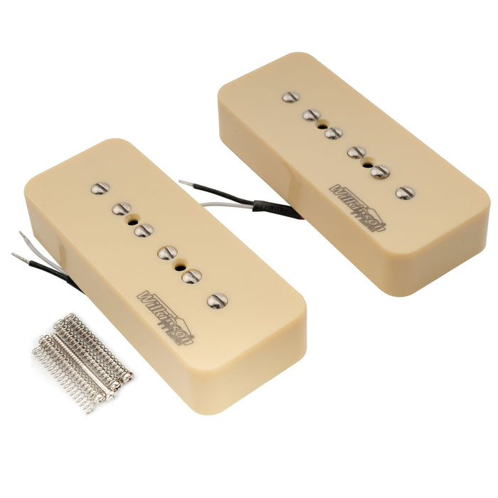 Pastillas de jabón Wilkinson Serie M Alnico 5 P90, juego de mástil y puente para guitarra eléctrica estilo LP SG