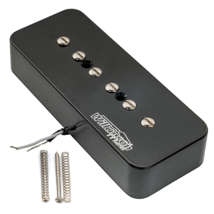 wilkinson m series alnico 5 p90 soapbar bridge pickup for lp sg style electric guitar mx2071p details
