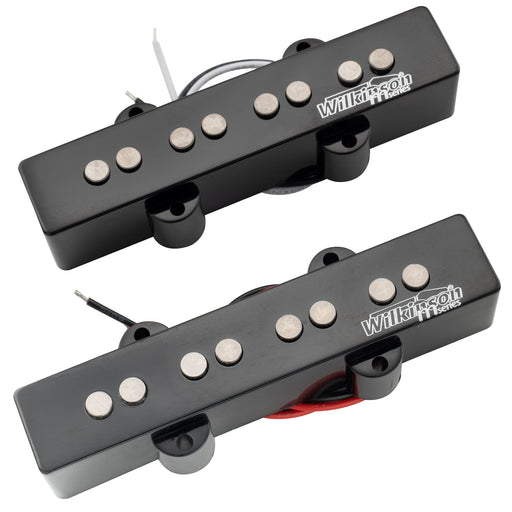 wilkinson m series wojb variable gauss vintage tone alnico 5 single coil pickups set for 4 string jazz bass mx2073mx2074