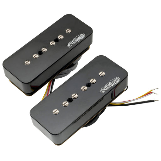 wilkinson m series stacked p90 soapbar ceramic humbucker sized single coil pickup neck bridge pickups set 10k 16k for sg lp style electric guitar mx2078mx2079p