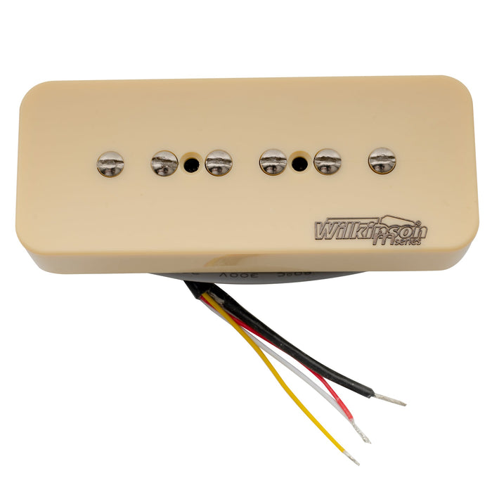 Pastilla de mástil de bobina simple Wilkinson M Series Stacked P90 Soapbar de cerámica, tamaño humbucker, 10K, para guitarra eléctrica estilo SG LP