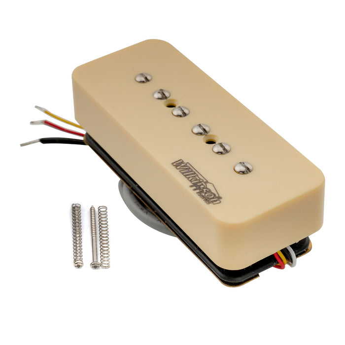 Pastilla de mástil de bobina simple Wilkinson M Series Stacked P90 Soapbar de cerámica, tamaño humbucker, 10K, para guitarra eléctrica estilo SG LP