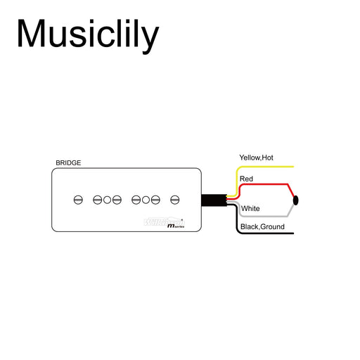 Size of wilkinson m series stacked p90 soapbar ceramic humbucker sized single coil pickup bridge pickup 16k for sg lp style electric guitar mx2079p