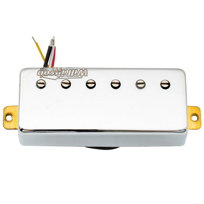 detail of wilkinson m series ceramic mini humbucker electric guitar bridge pickup for lp fire bird mx2081cr