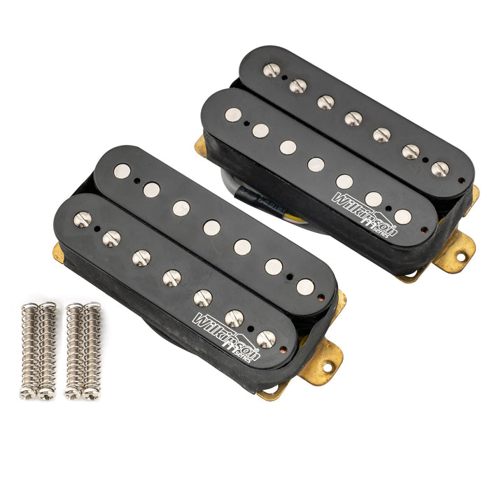 wilkinson m series woh classical open style ceramic humbucker pickups set for 7 string electric guitar mx2082bkmx2083bk details