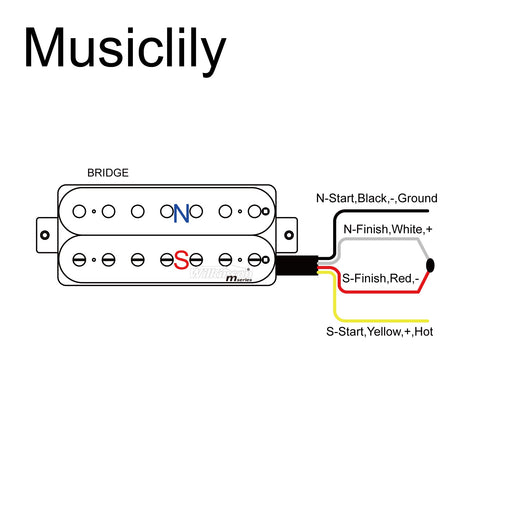 Size of wilkinson m series woh classical open style ceramic humbucker bridge pickup for 7 string electric guitar mx2083bk