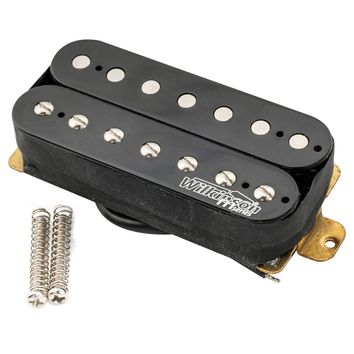 wilkinson m series woh classical open style ceramic humbucker bridge pickup for 7 string electric guitar mx2083bk details