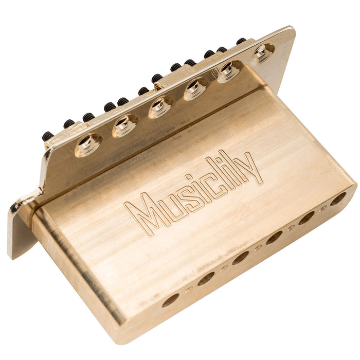 Usage show of musiclily ultra 52 5mm2 1 16 inch full solid brass standard mim style tremolo block for mexico fender strat and china made squier classic vibe special electric guitar 42mm tall mx2092