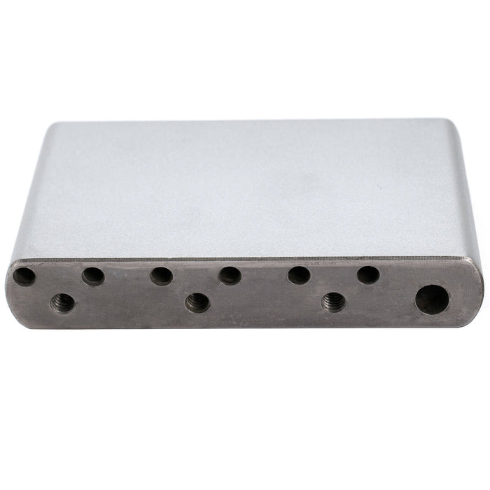 detail of musiclily ultra 52 5mm2 1 16 inch full solid steel 42mm standard mim style tremolo block for mexico fender strat and china made squier classic vibe speical electric guitar mx2092st