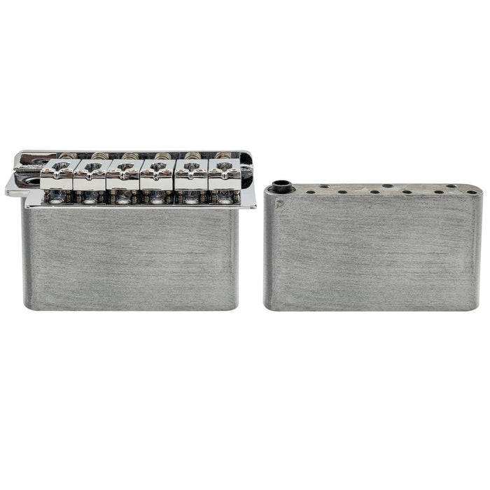 Application of wilkinson m series 54mm2 1 8 inch st tremolo bridge block 40mm tall for wilkinson strat style electric guitar mx2095cr