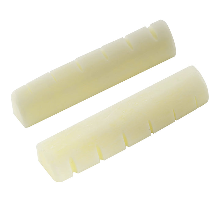 musiclily pro 43 99mm flat bottom slotted electric and acoustic guitar bone nut for 6 string epiphone pre 2014 mx2096iv 2 details