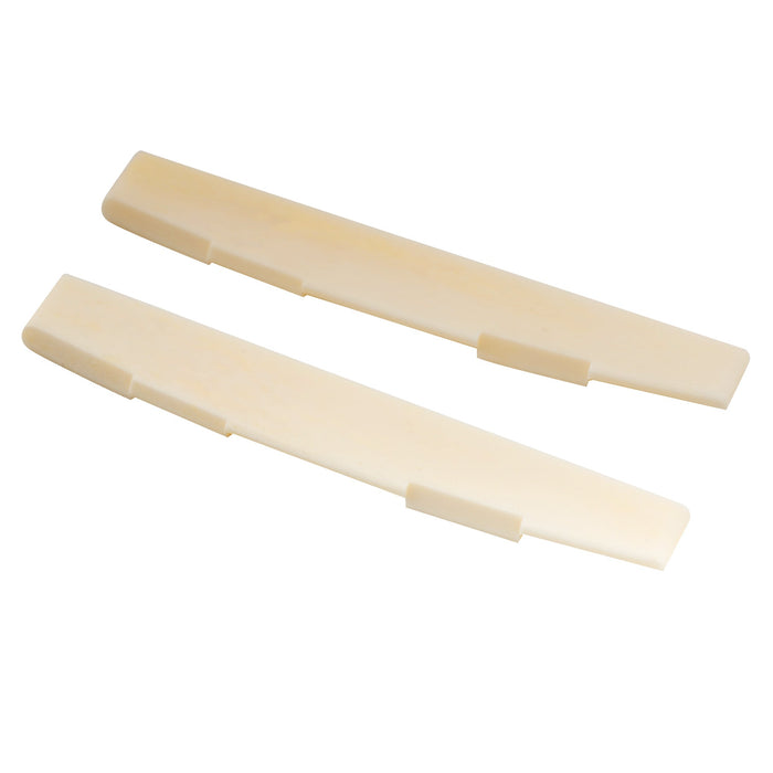 Part of musiclily pro 73 15mm universal compensated bone saddle for 6 string acoustic guitar mx2097 2p