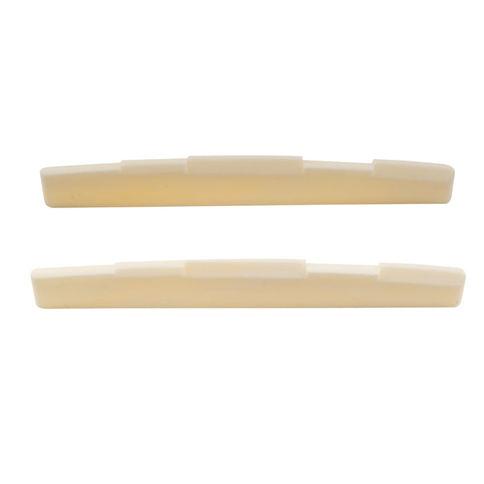 musiclily pro 73 15mm universal compensated bone saddle for 6 string acoustic guitar mx2097 2p