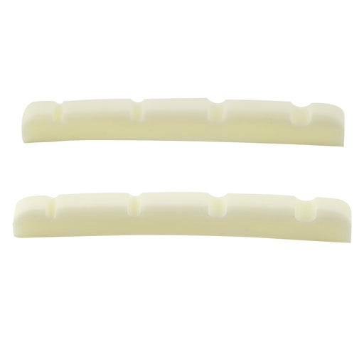 musiclily pro 41 91mm slotted p bass bone nut curved bottom for 4 string fender style precision bass mx2102iv 2