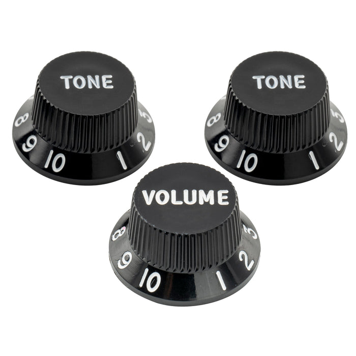 musiclily ultra universal fitting strat tone volume control knobs for fender strat st style electric guitar 2 pcst1v mx2108 2mx2109p
