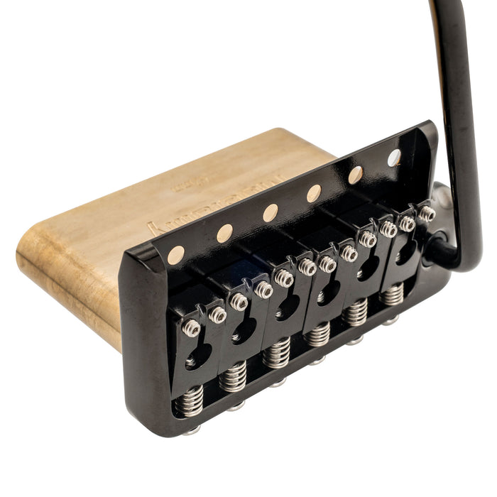 Musiclily Ultra Puente Tremolo de Borde de Cuchillo de 6 Tornillos de Latón Macizo Completo 52.5mm (2-1/16 pulgadas) para Guitarra Eléctrica Estilo Strat