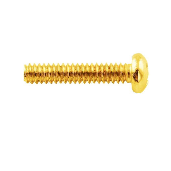 ミュージカリーリー ベーシック スチール UNC#6-32インチねじ 3.5x18mm ストラトスタイルシングルコイルピックアップ取り付けネジ(STエレキギター用)、20本セット