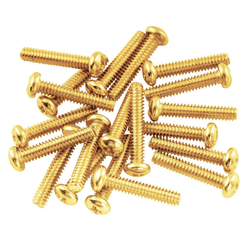 musiclily basic metric thread m3 15mm pan head single coil pickup mounting screws for strat tele style electric guitar mx2115 20p