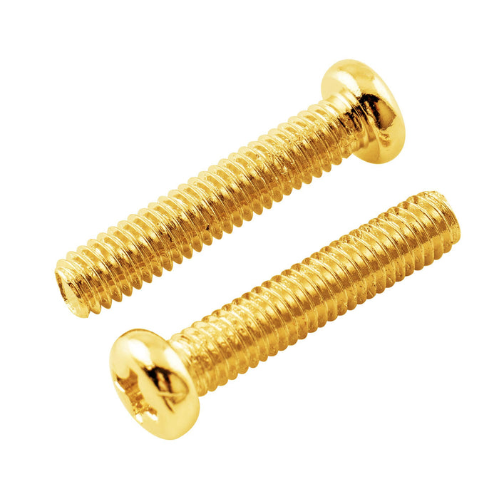 Musiclily Basic Metric Thread M4x20mm Pan Head Tele Style Bridge Pickup Mounting Screws, Set of 20