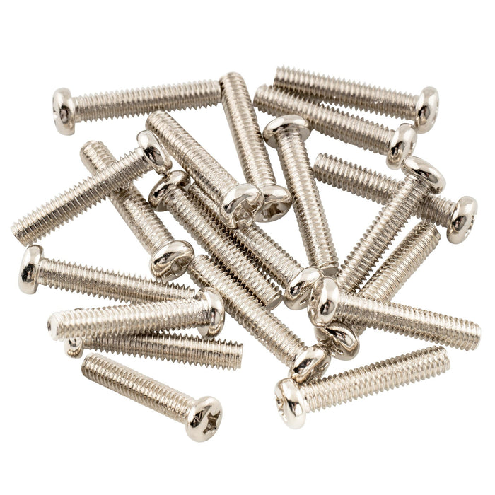 musiclily basic metric thread m4 20mm pan head tele style bridge pickup mounting screws mx2119 20p
