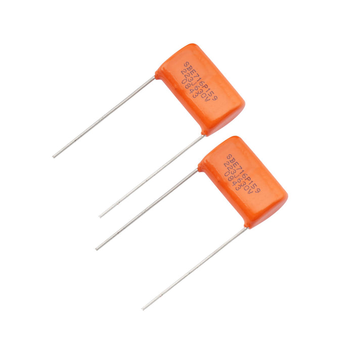 cde sprague orange drop capacitors tone caps polypropylene 716p 600v for guitar or bass mx2017 2p, 2 pcs