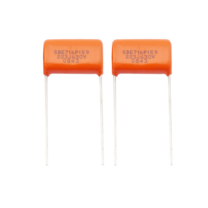 cde sprague orange drop capacitors tone caps polypropylene 716p 600v for guitar or bass mx2017 2p, 2 pcs